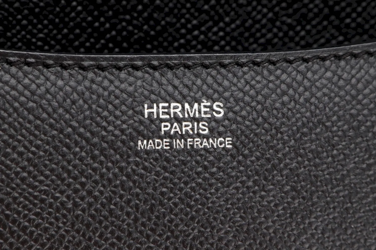 Hermes Constance 24cm, Stamp A, Black Color, Epsom Leather, Silver Hardware, with Dust Cover & Box