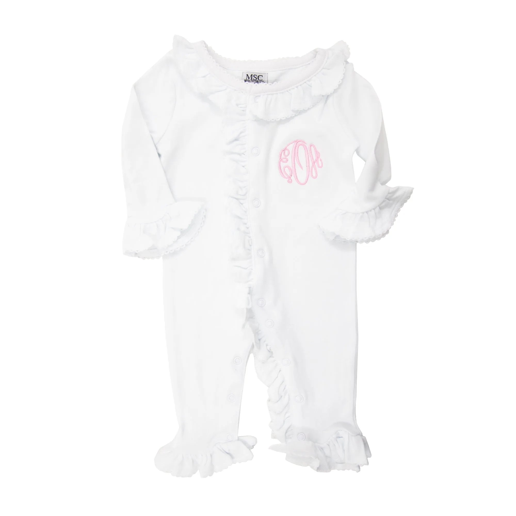 Homecoming Ruffle Onesie 0-6 Months