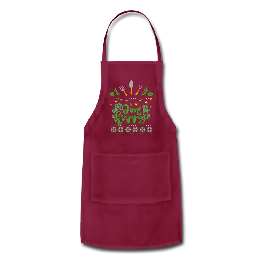 I'm happy- Adjustable Apron