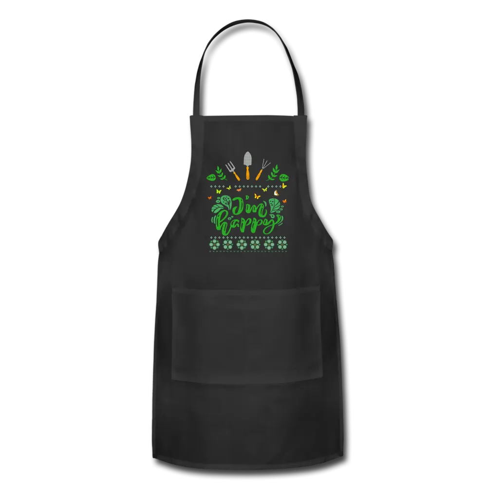 I'm happy- Adjustable Apron