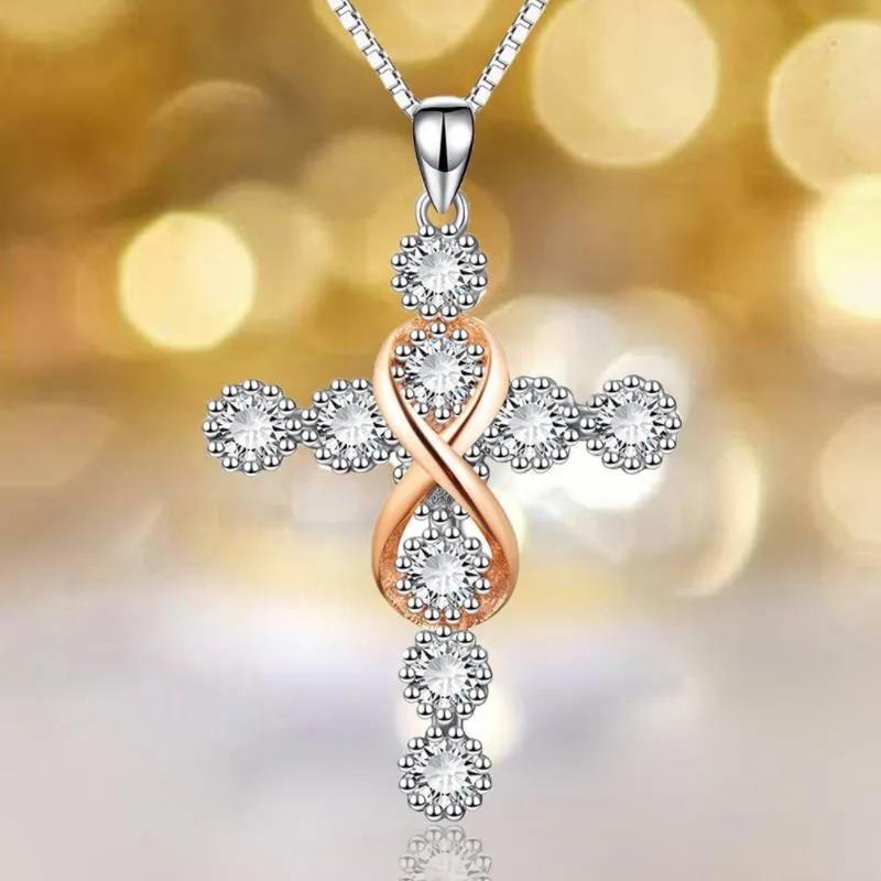 Infinity Cross Necklace