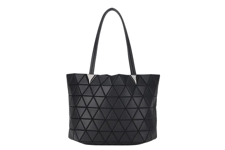 ISSEY MIYAKE BAO BAO BLACK SHOULDER TOTE WITH DUST COVER