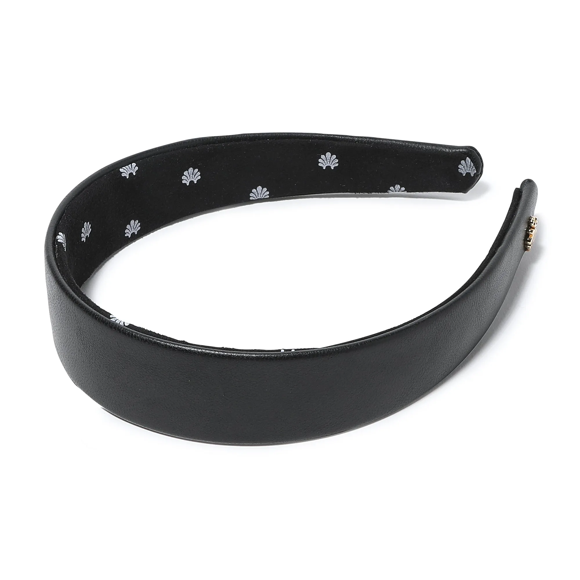 JET FAUX LEATHER BESSETTE HEADBAND