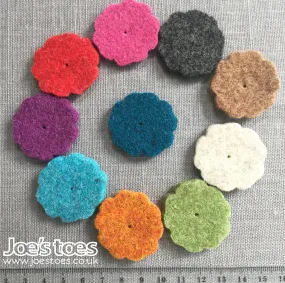 Joe's Toes Smaller Wool Felt Flower