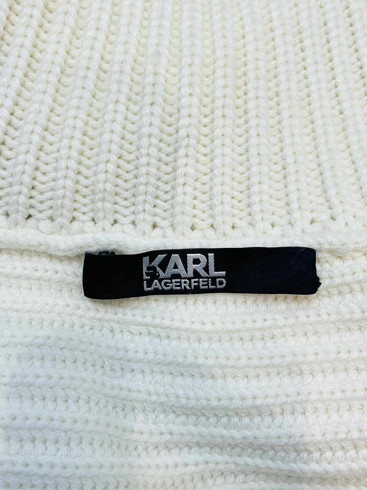 Karl Lagerfeld Roll Neck Wool Jumper. Size S