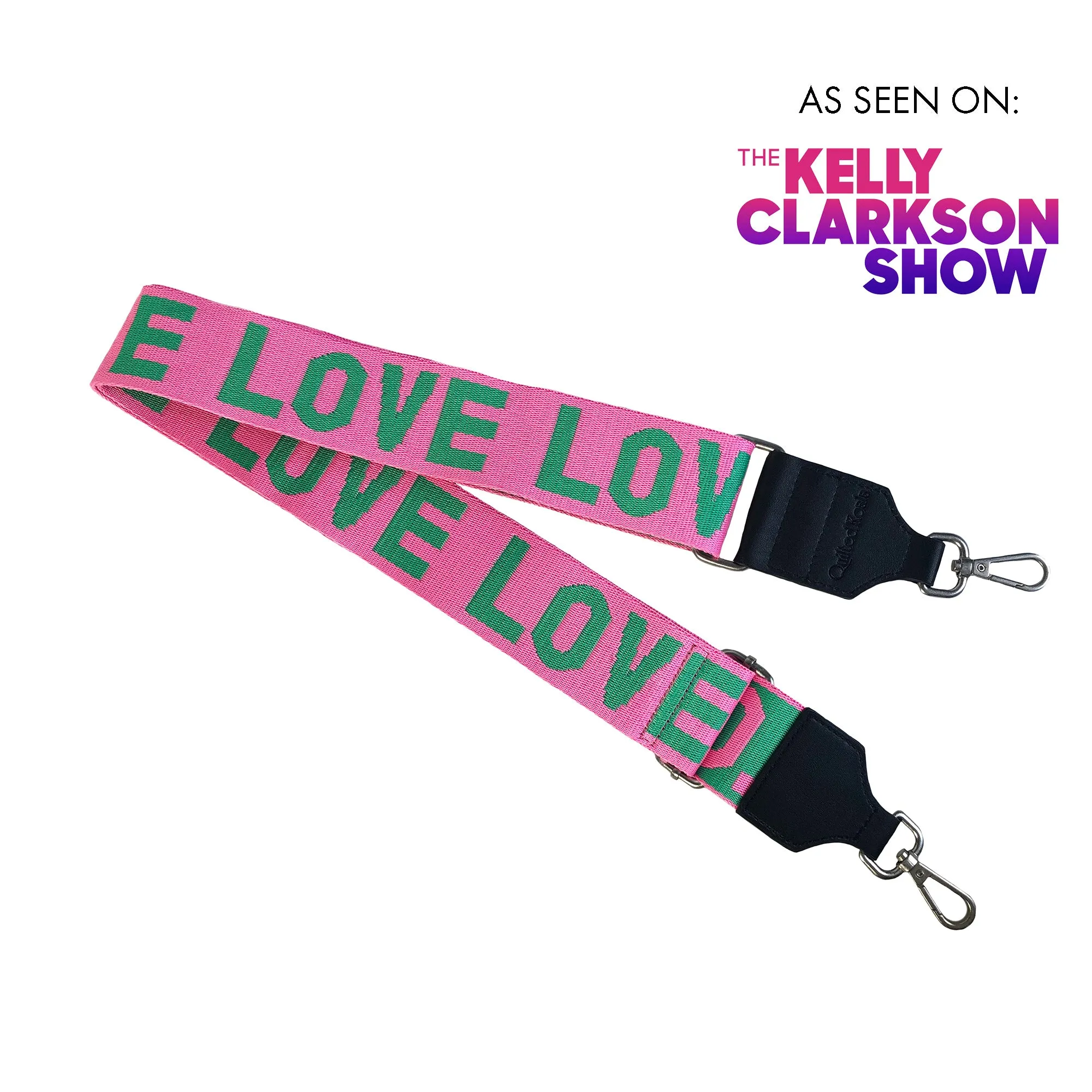 Koala Straps: Pink & Green LOVE