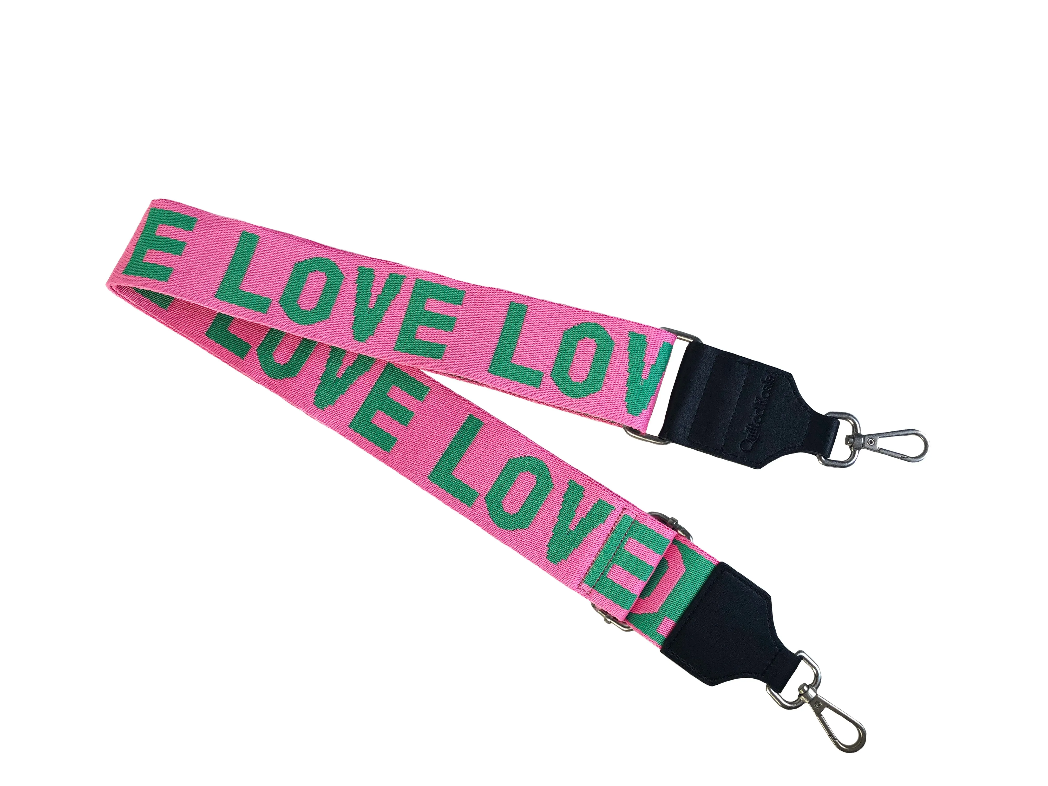 Koala Straps: Pink & Green LOVE