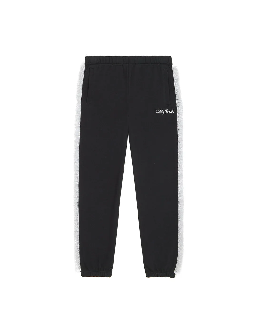 Lace Trim Sweatpants