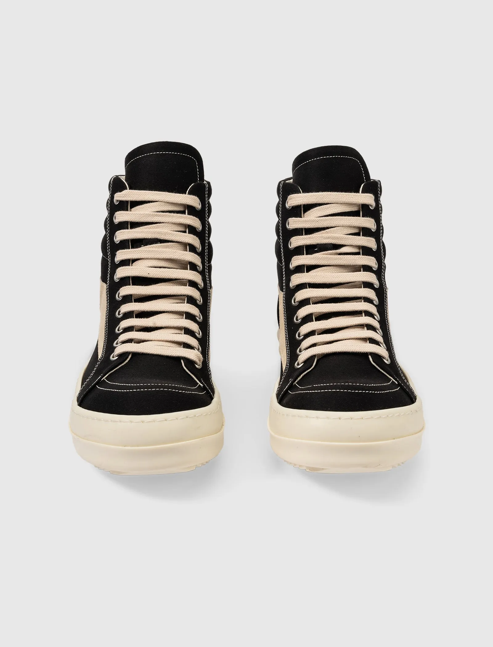 LIDO DRKSHDW VINTAGE HIGH SNEAKERS BLACK/MILK