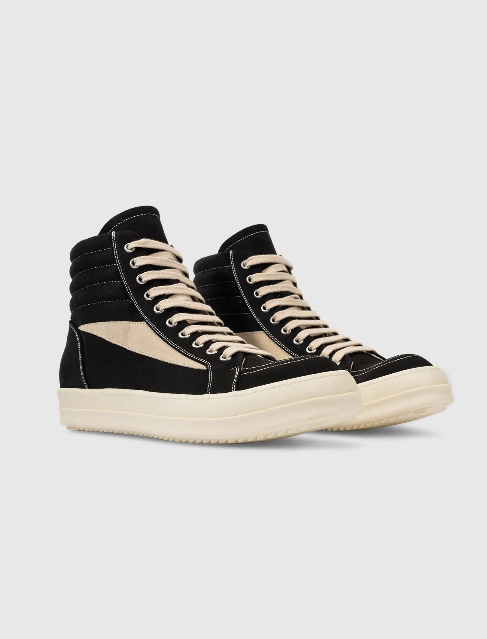 LIDO DRKSHDW VINTAGE HIGH SNEAKERS BLACK/MILK