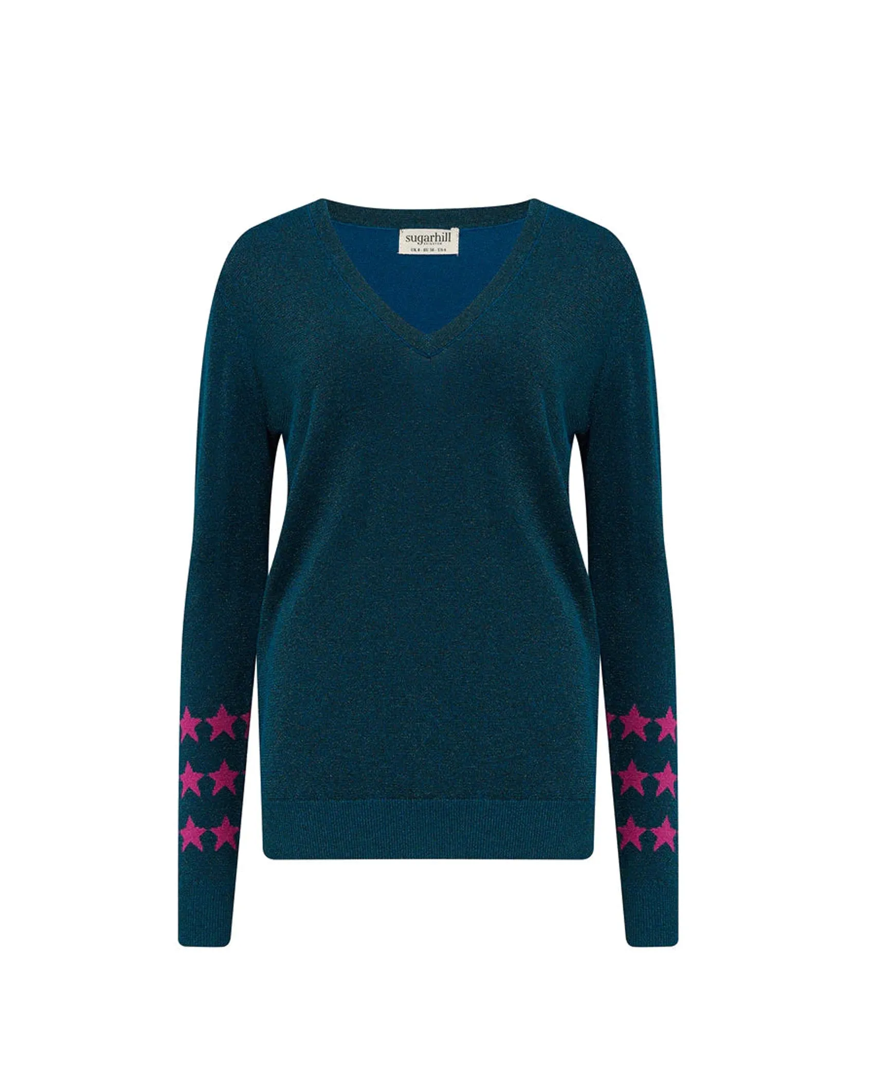 Marcella Sparkly V neck Knit