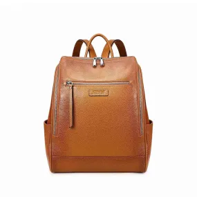 Medium Genuine Leather Women Backpack