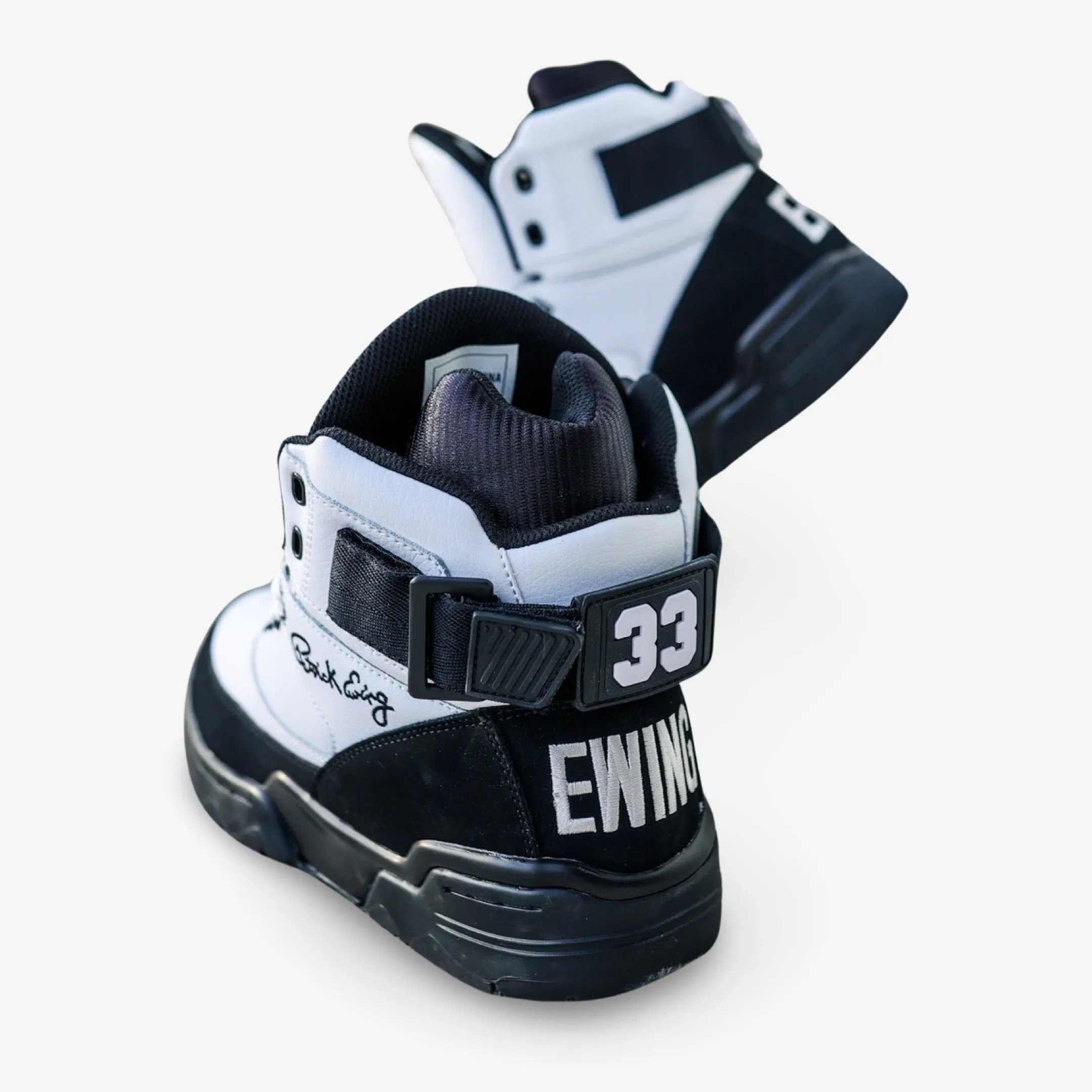 (Men's) Ewing Athletics 33 Hi 'Oreo / Panda' White / Black 1EW90112-003