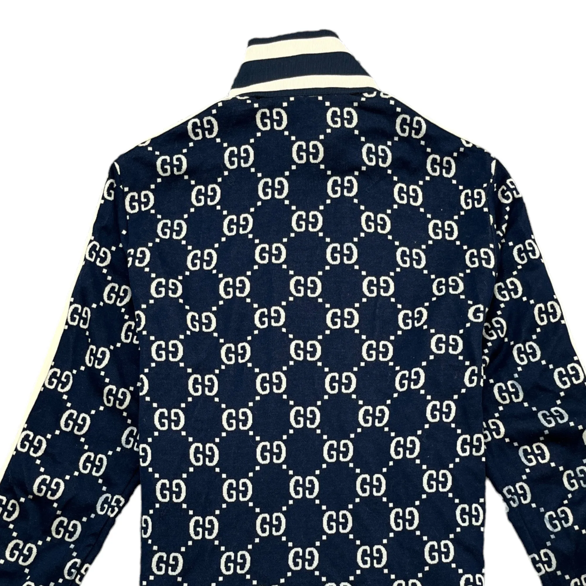 Men's Gg Jacquard Track Jacket Navy Size S