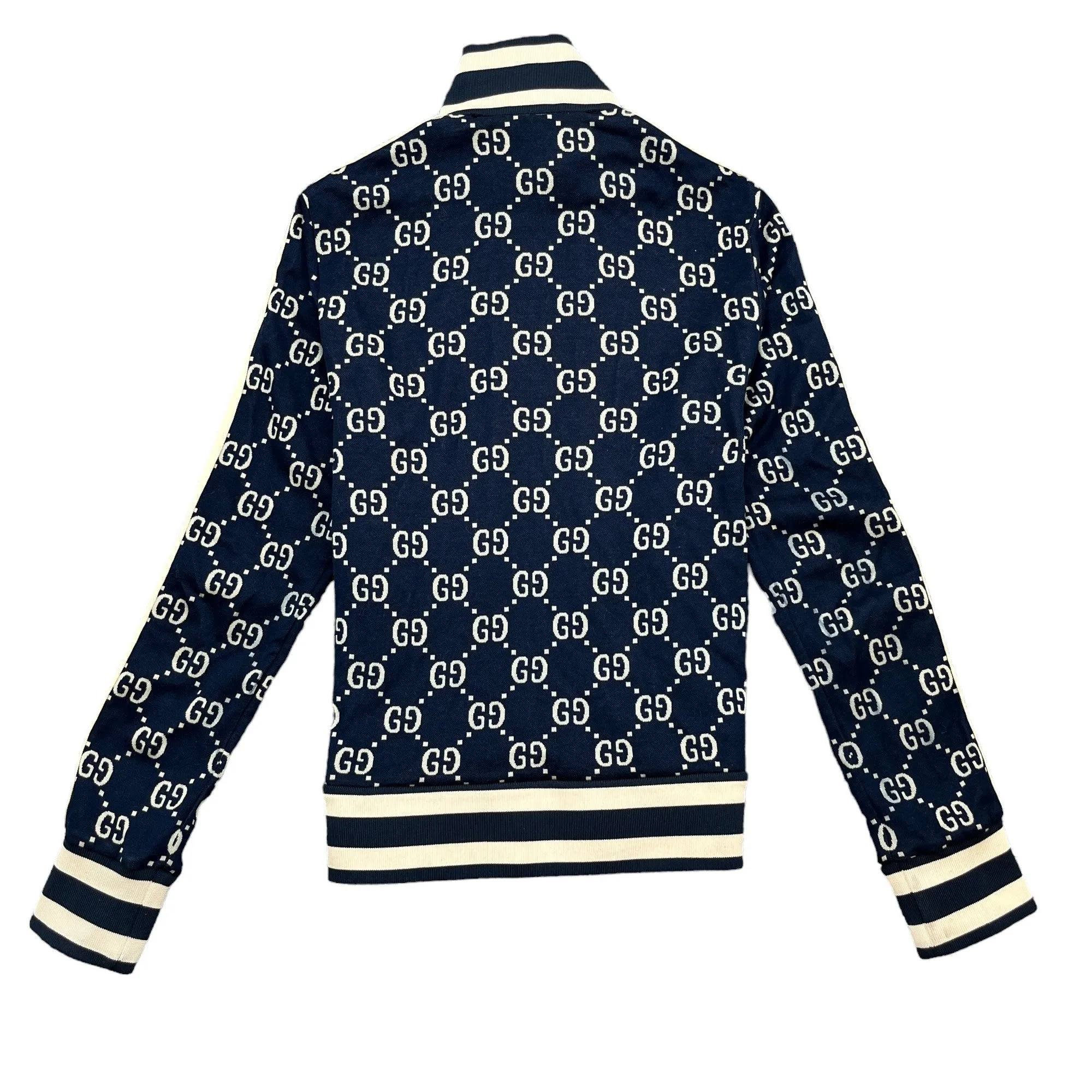 Men's Gg Jacquard Track Jacket Navy Size S