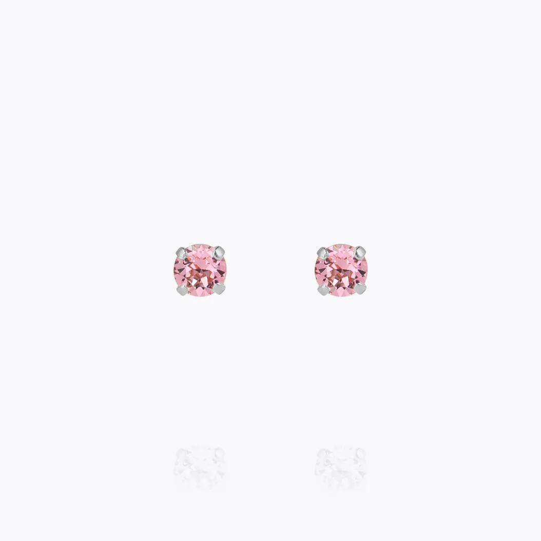 Mini Stud Earrings / Light Rose