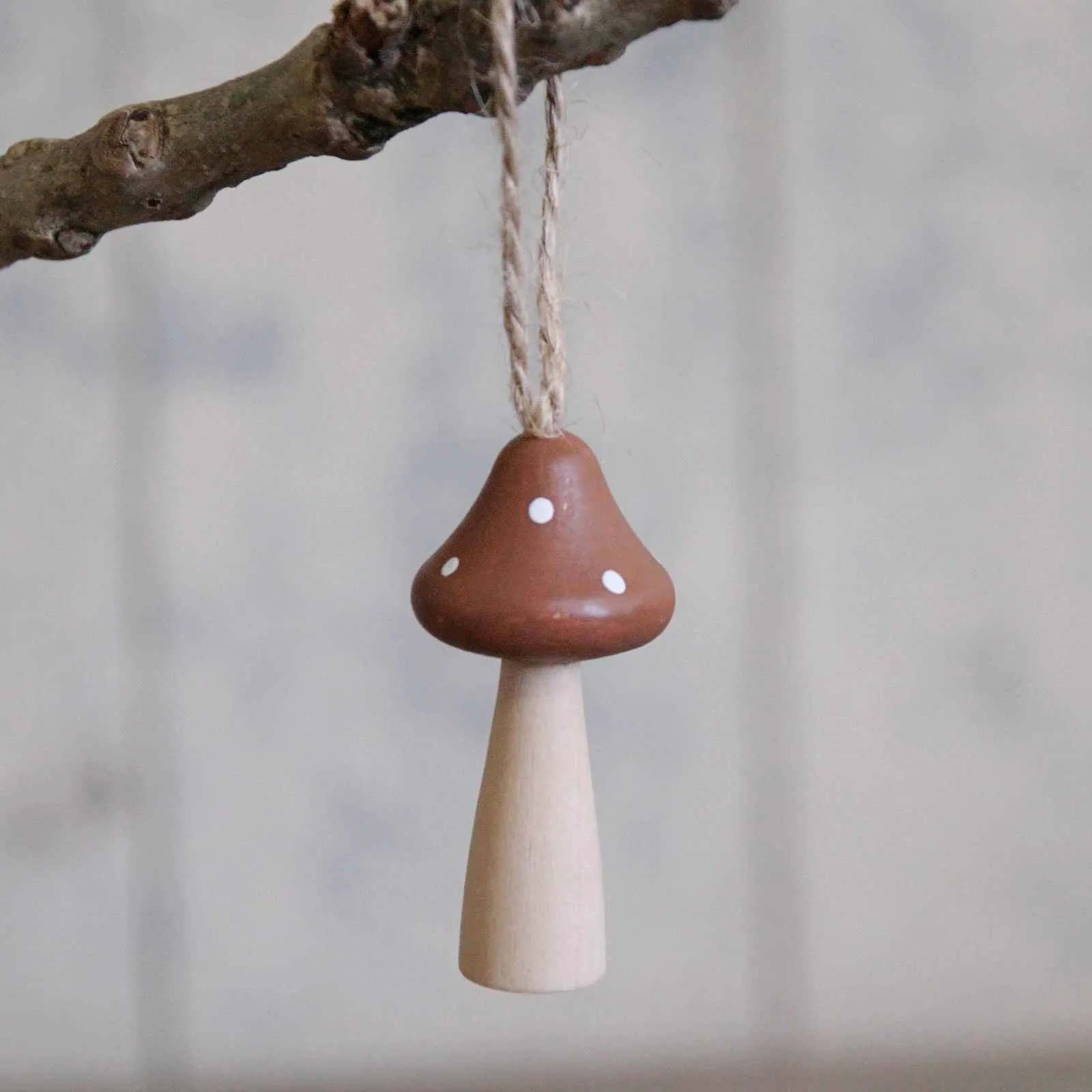 Mini Wooden Toadstool