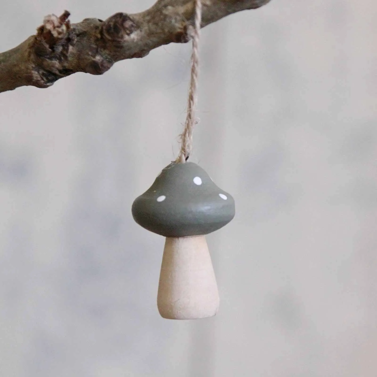 Mini Wooden Toadstool