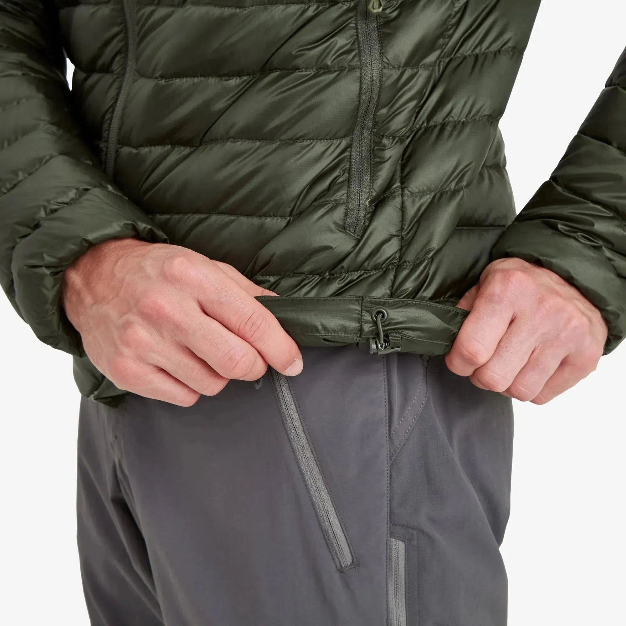 Montane Men's Anti-Freeze Hooded Down Insulated Jacket - Oak Green