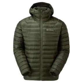 Montane Men's Anti-Freeze Hooded Down Insulated Jacket - Oak Green