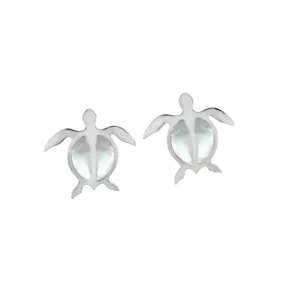 Mother of Pearl Lanai Honu Earrings