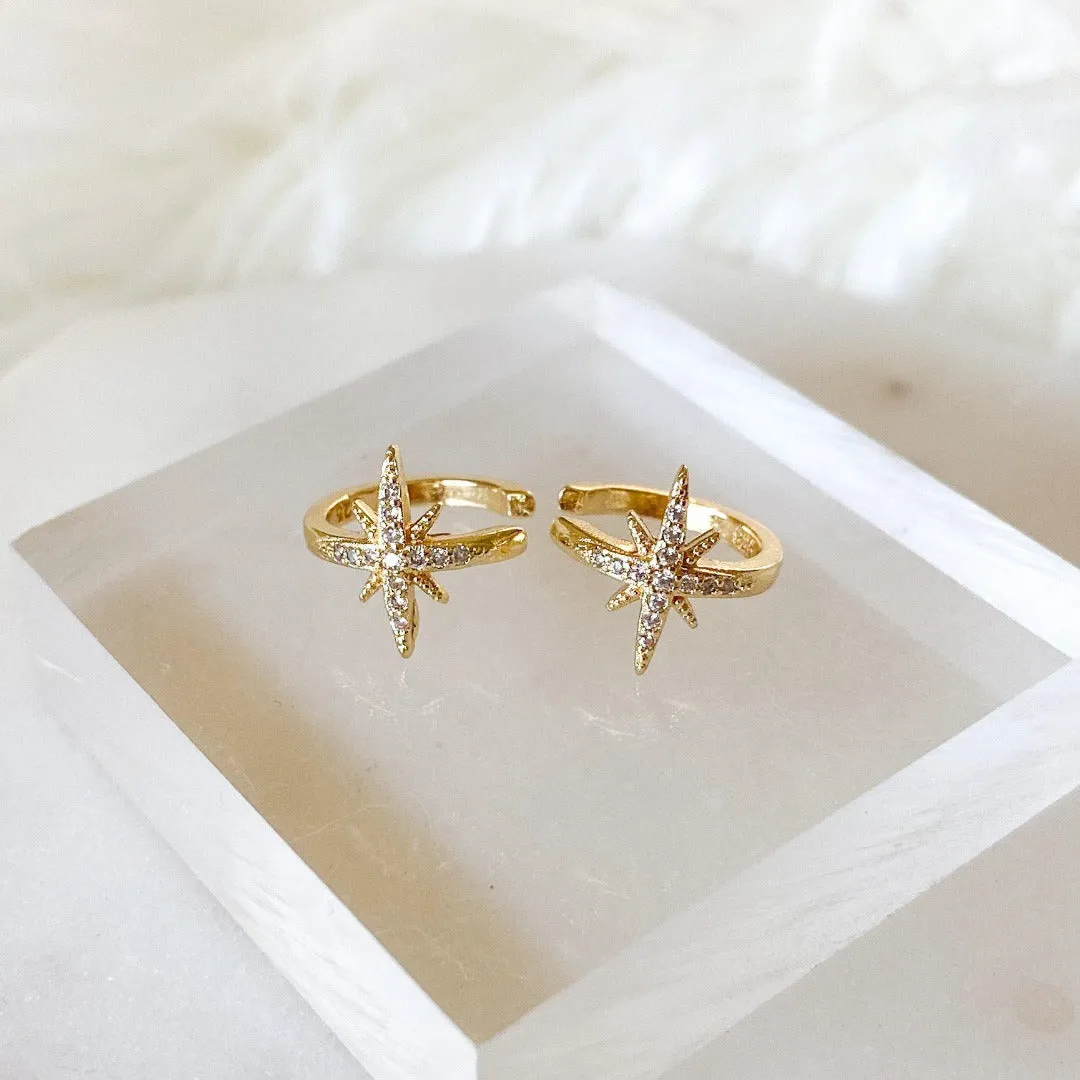 North Star Ear Cuffs - No Piercing Needed