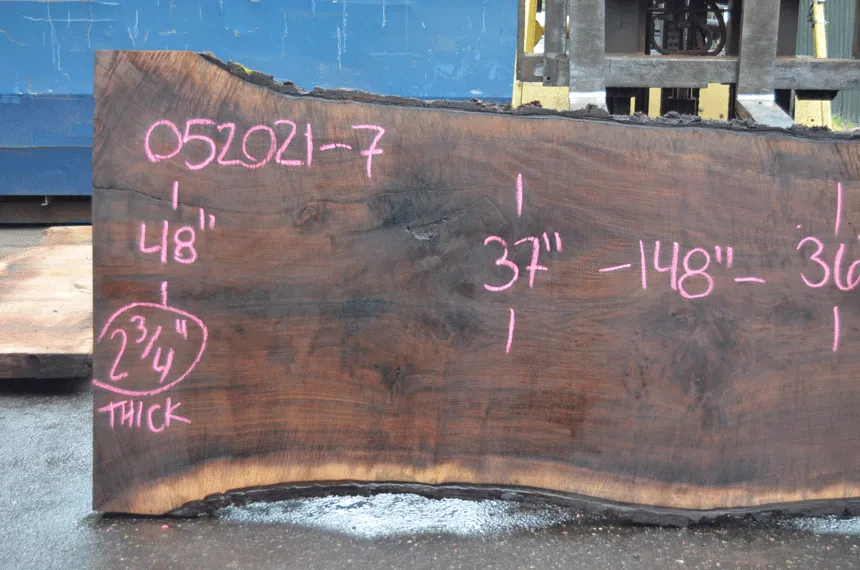 Oregon Black Walnut Slab 052021-07