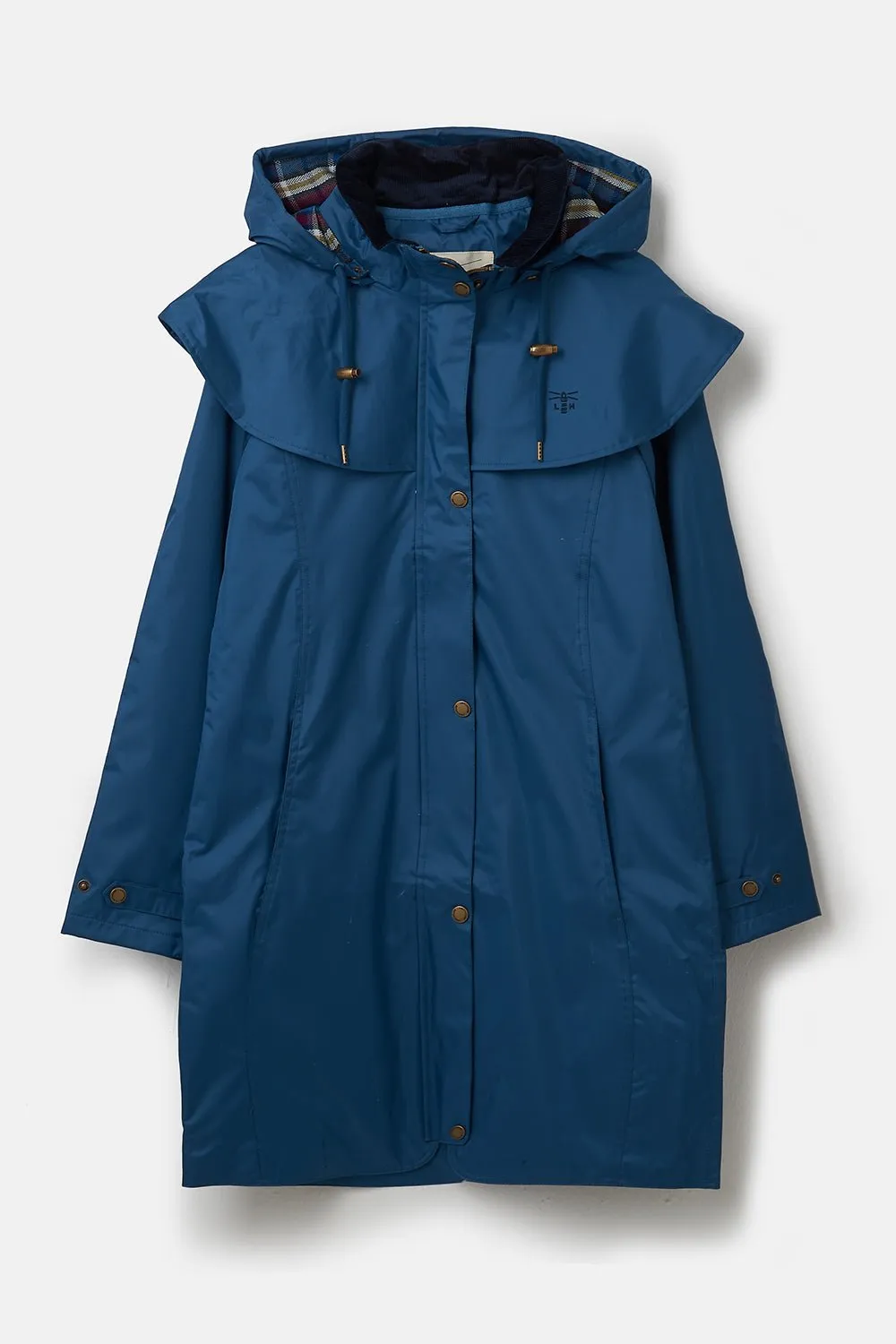 Outrider 3/4 Length Waterproof Raincoat - Deep Sea