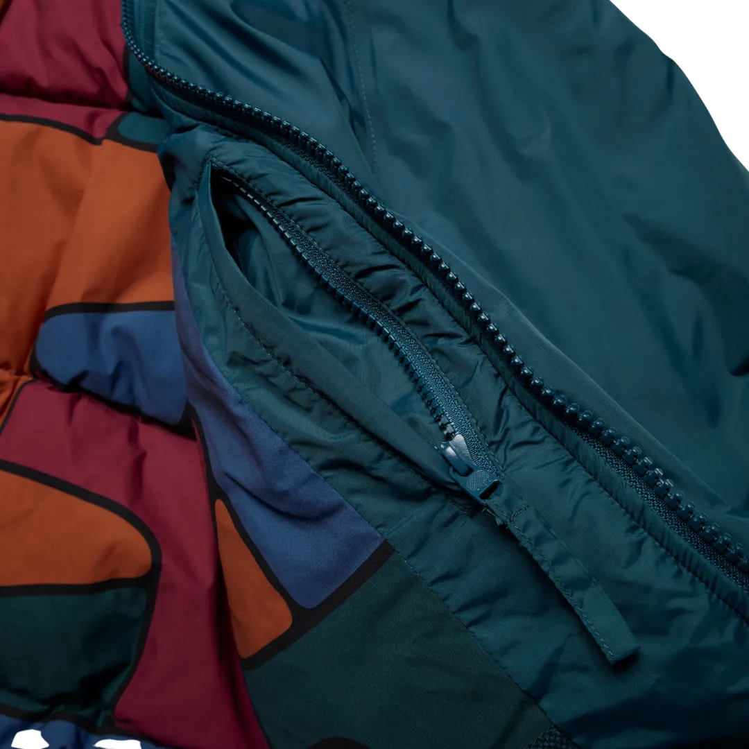 Parra Canyons All Over Jacket - Deep Sea Green