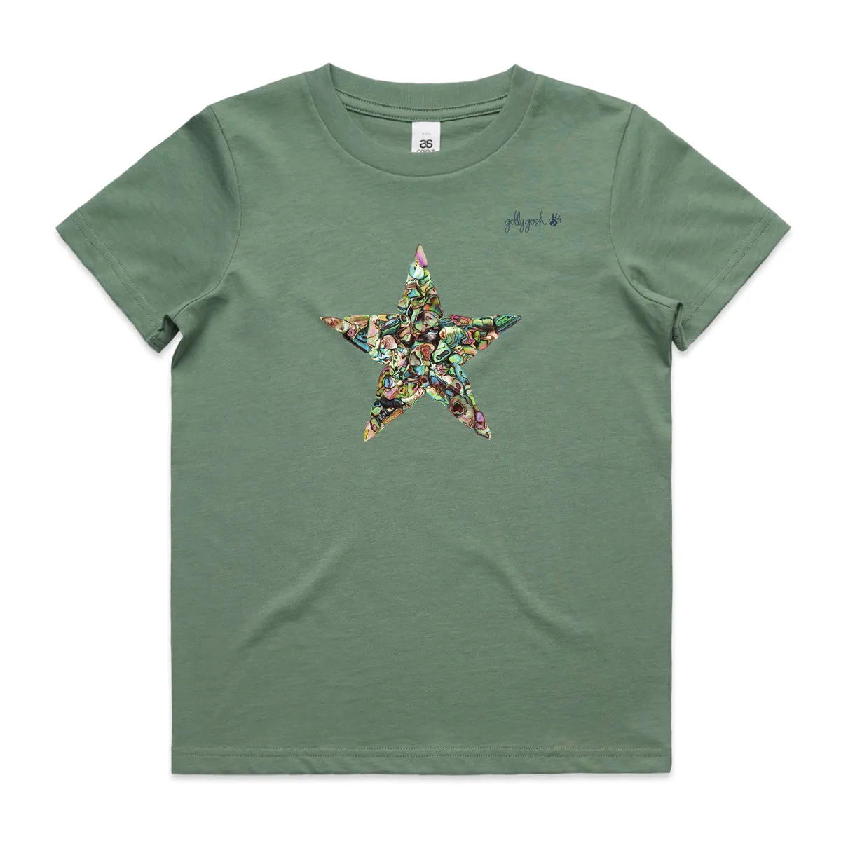 Paua Star - Kids Tee