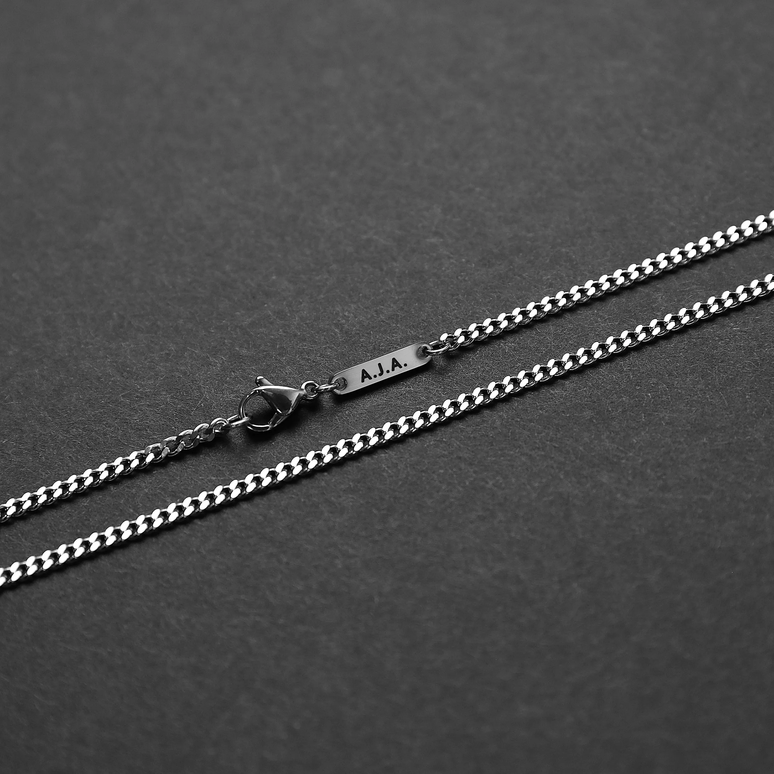 Personalized Cuban Chain - Silver 3mm