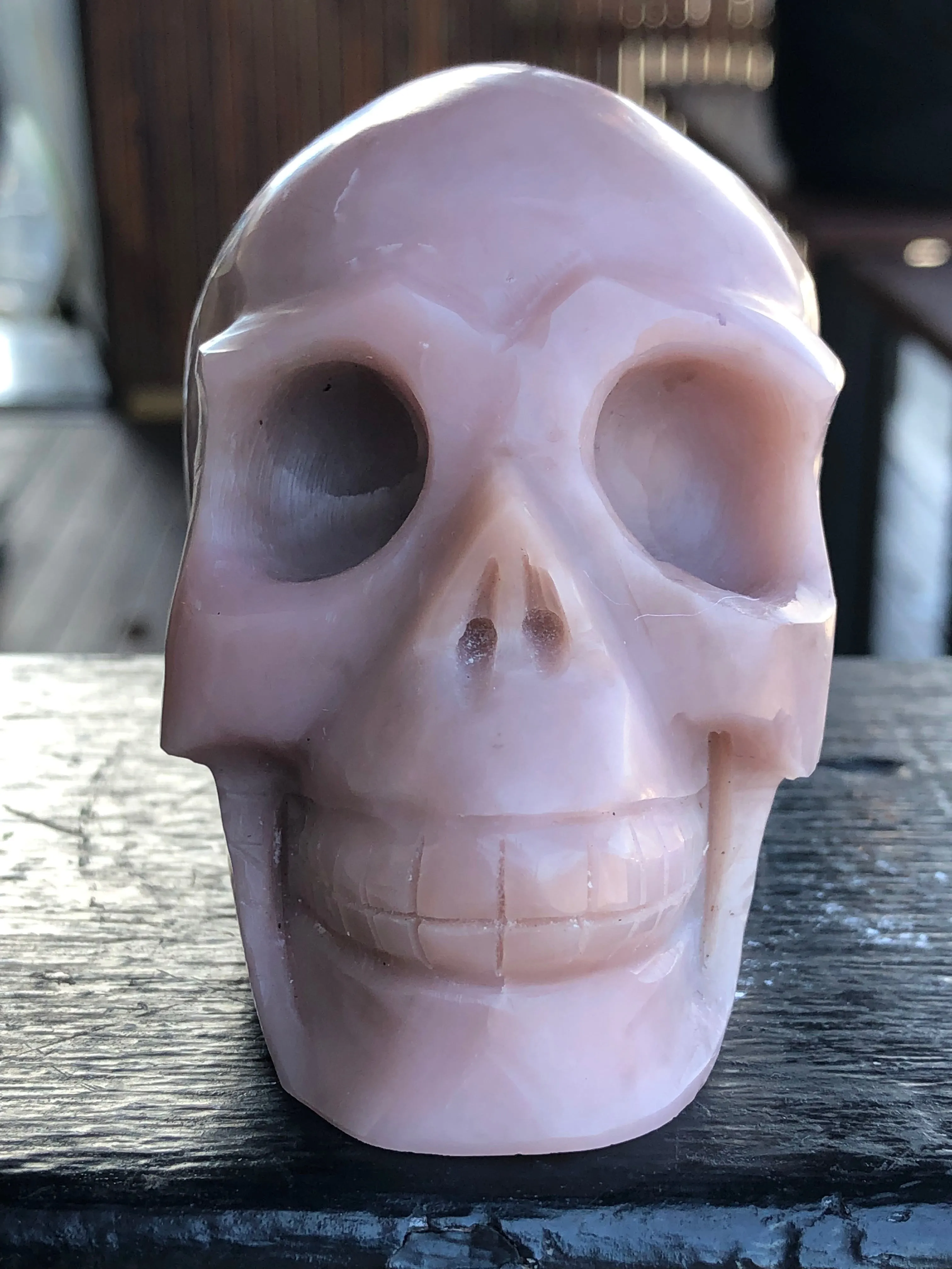 Peruvian Pink Opal Skull [1k998]