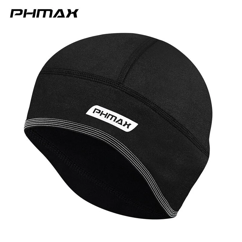 PHMAX Winter Cap Thermal Fleece Beenie Ski Cap MTB Bike Bandana Headband Camping, Cycling Helmet Hat Running Riding Motorcycle Headwear