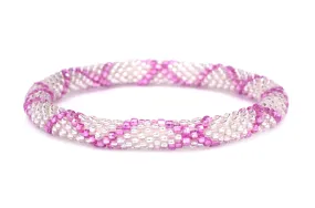 Pink Crystal Bracelet - Extended 8"