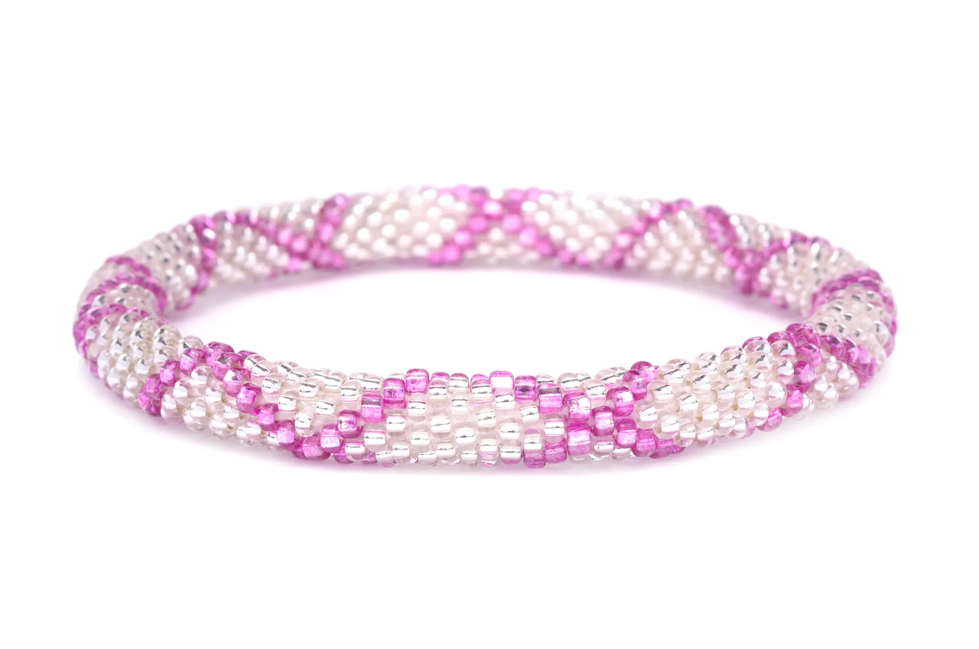 Pink Crystal Bracelet - Extended 8"