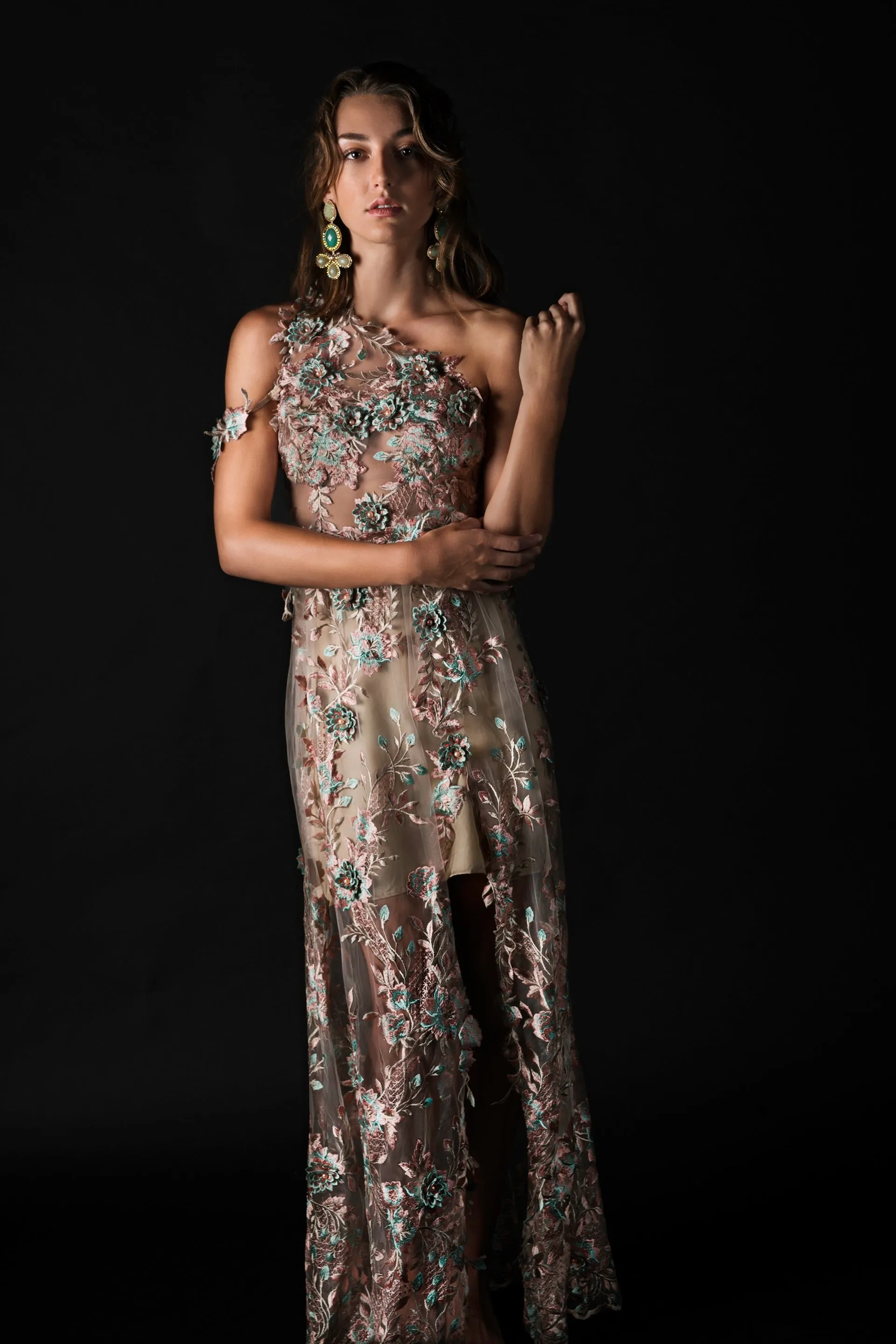 Pocahontas Floral  Gown