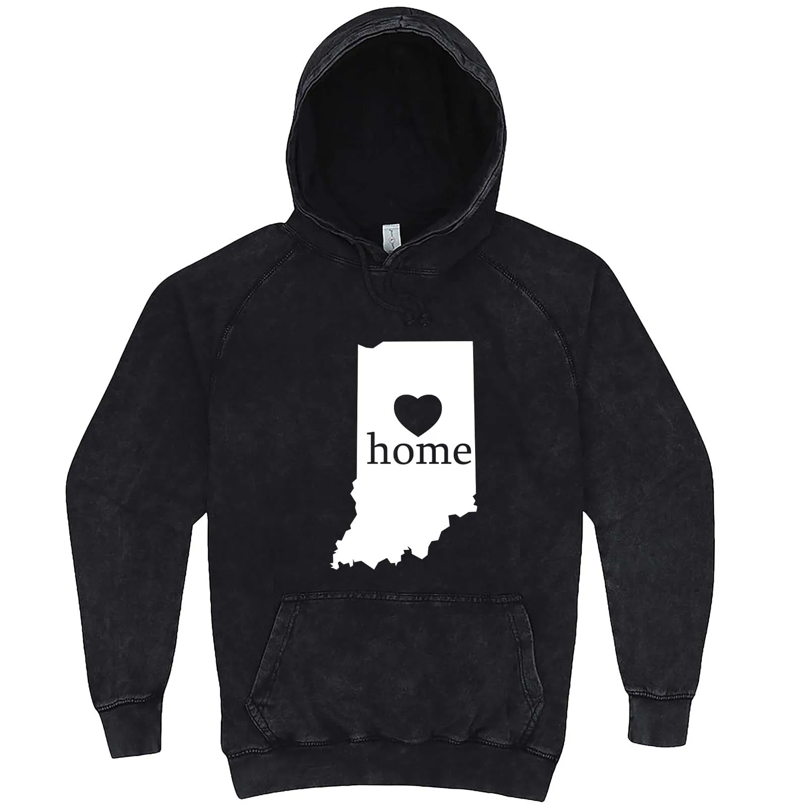 "Indiana Home State Pride, Pink" hoodie