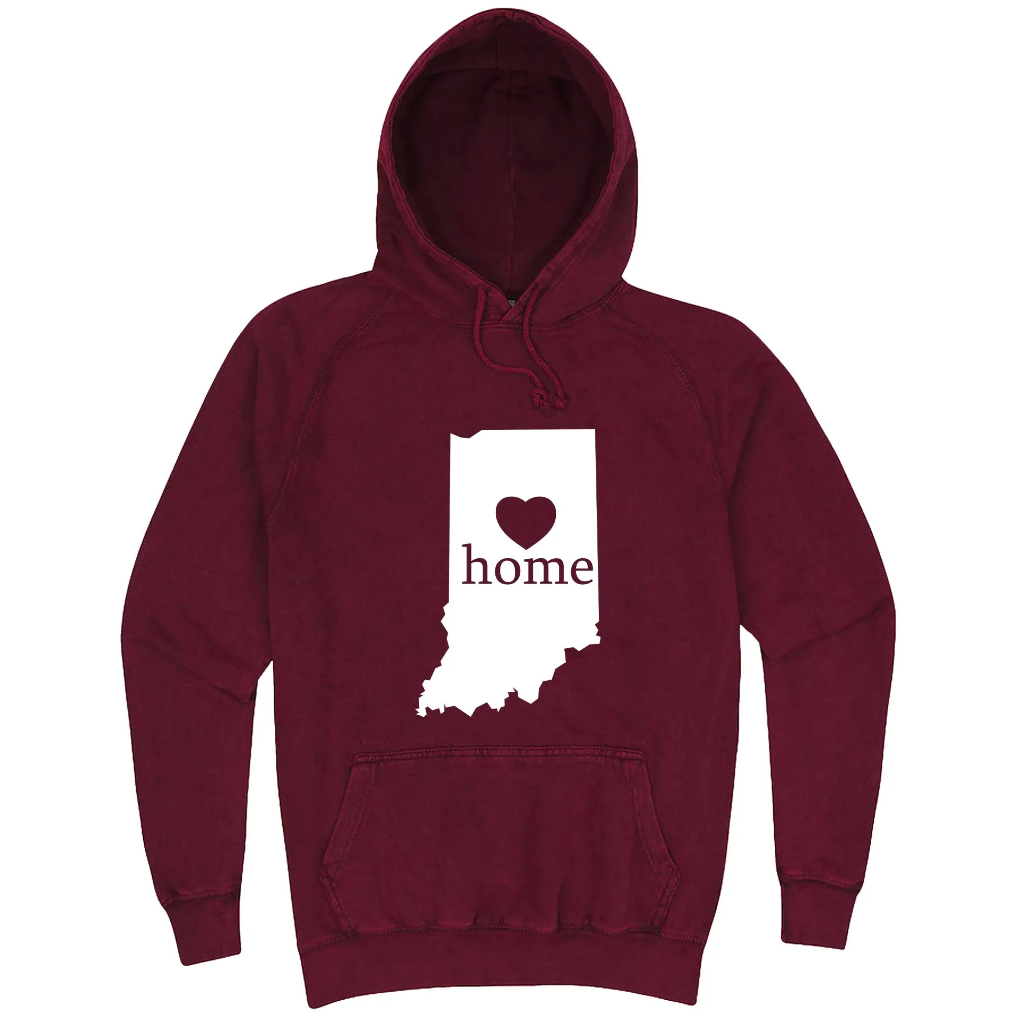 "Indiana Home State Pride, Pink" hoodie