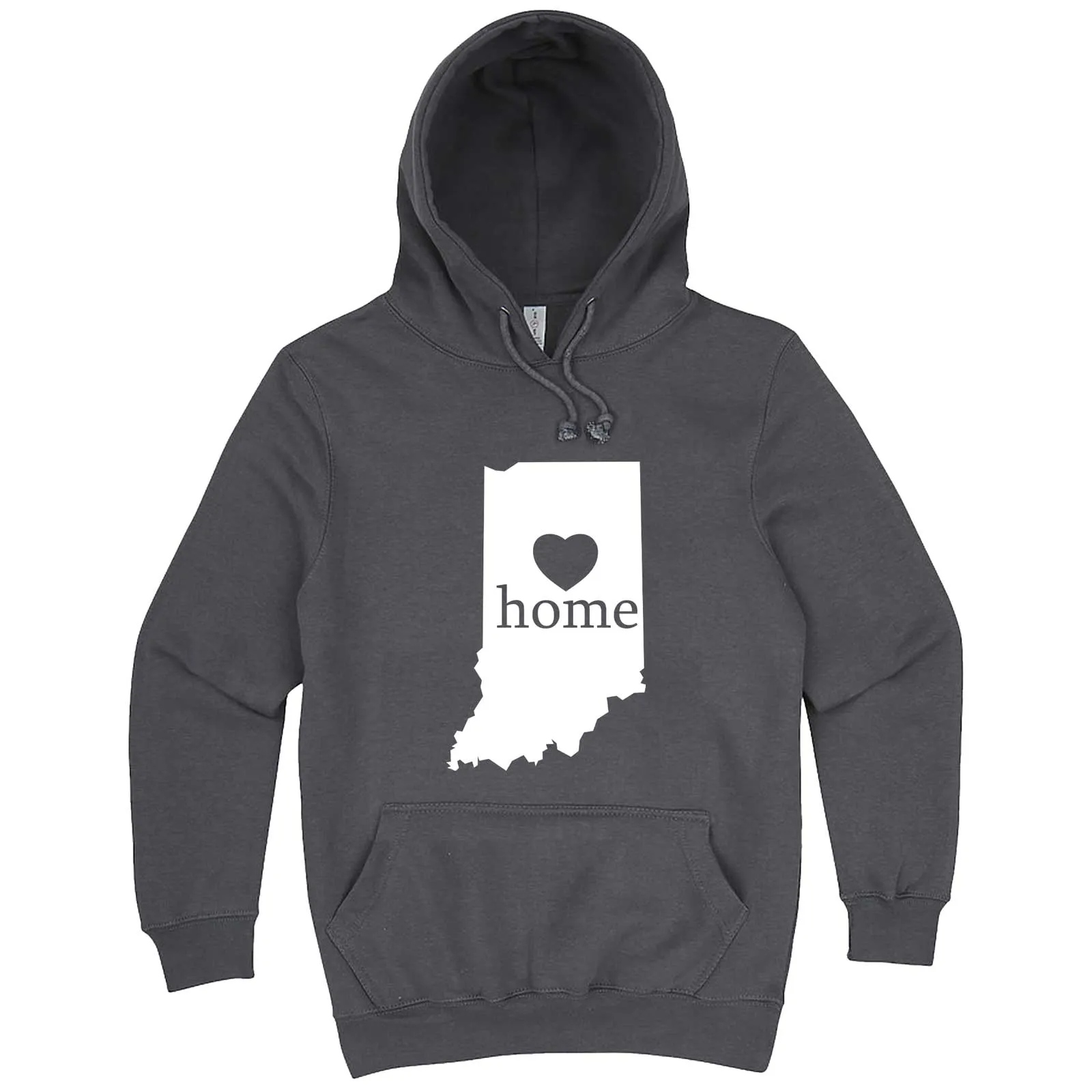 "Indiana Home State Pride, Pink" hoodie