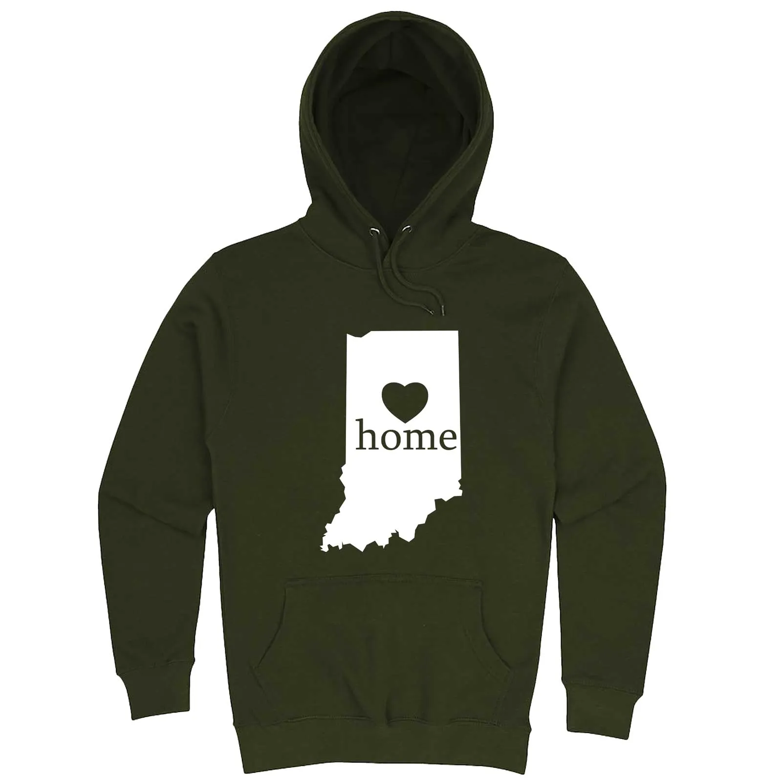 "Indiana Home State Pride, Pink" hoodie