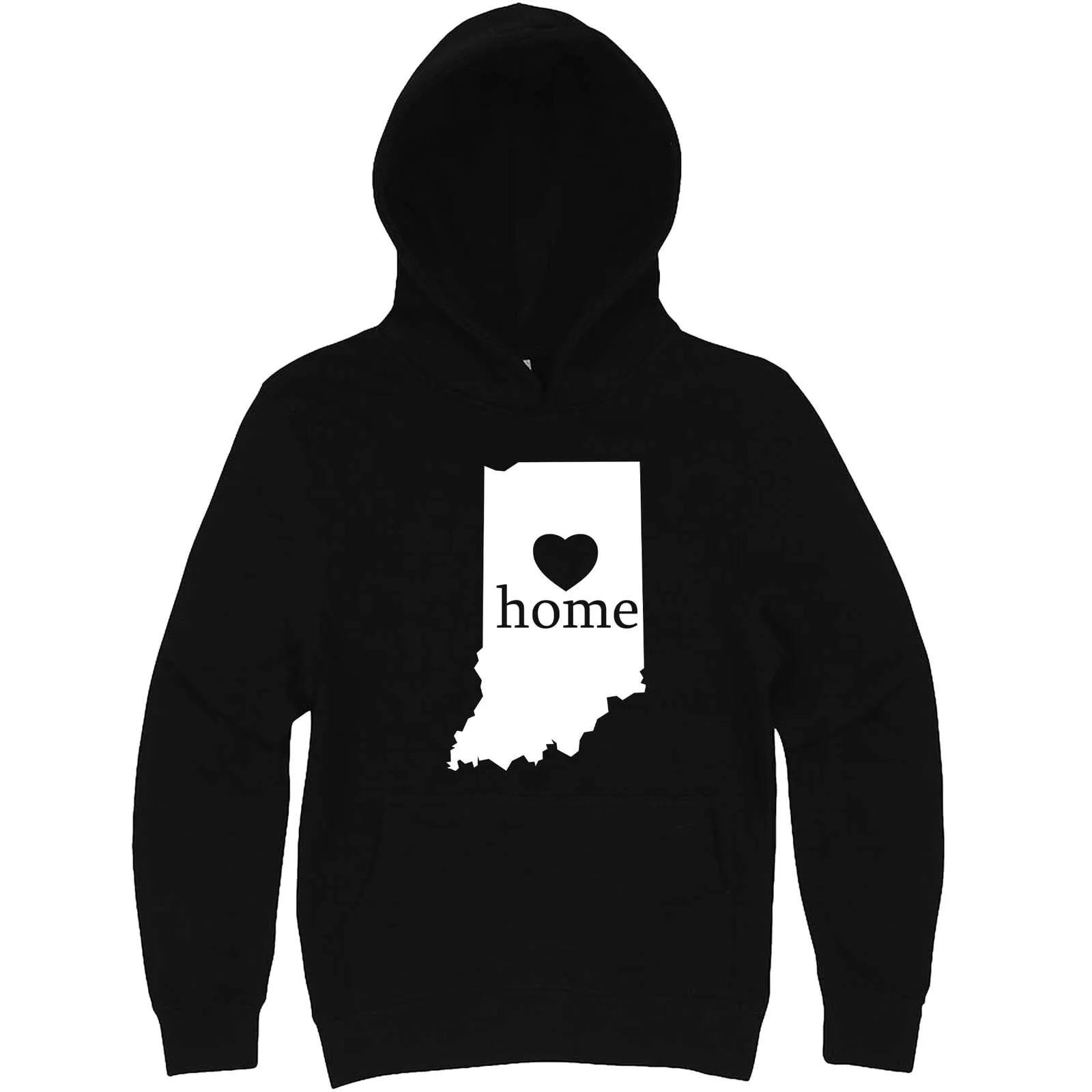 "Indiana Home State Pride, Pink" hoodie