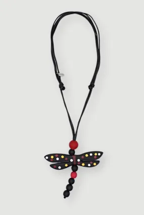 Red Dragonfly Necklace