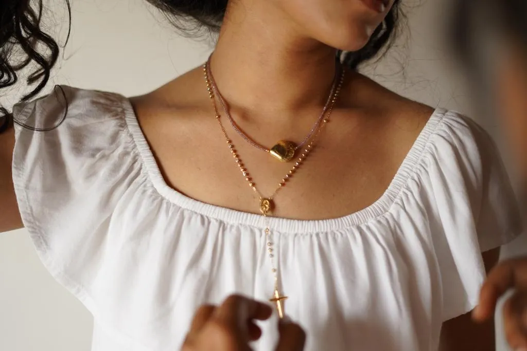 Rosary : 18k Gold