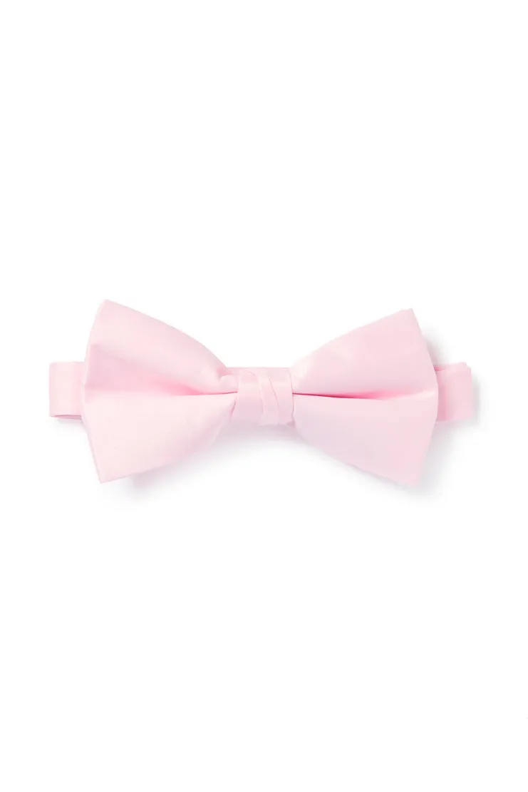 Satin Bow Tie - Light Pink