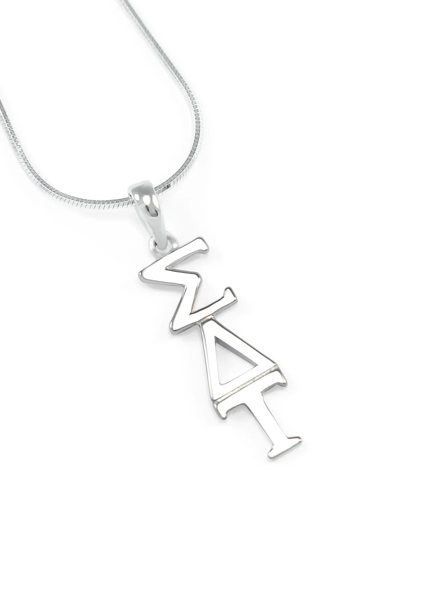 Sigma Delta Tau Sterling Silver lavaliere