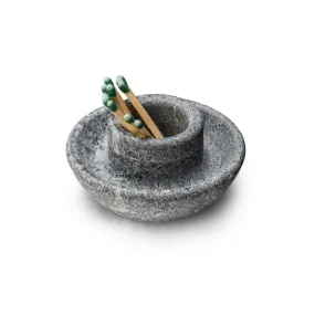 Simon Pearce Alpine Soapstone Matchstick Holder