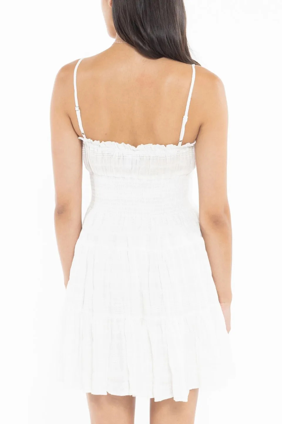 Stella White Strappy Mini Dress