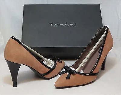 Tahari Women's Alexa Pump - Dusty Pink/Black - 7M - NIB - MSRP $105