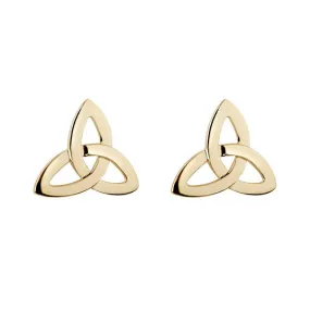 Triquetra Stud Earrings - Gold (10k or 14k)