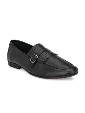 Troy Kilt Black Loafers